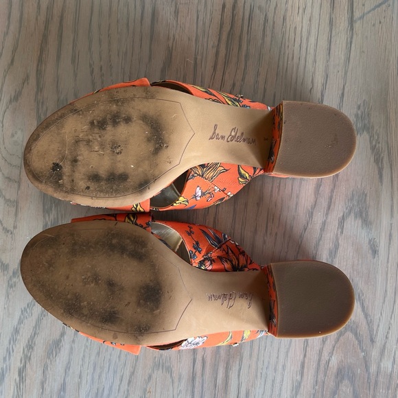 Sam Edelman-Floral fabric mule size 8 - Picture 2 of 5